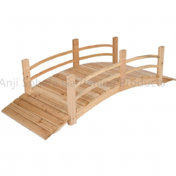 6FT Garden Decorative Arch Wooden Bridge