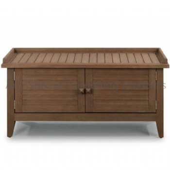 Patio Wooden Storage Bench Garden Wooden Chair