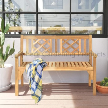 Garden Wooden Bench Outdoor Folded Chair for Patio