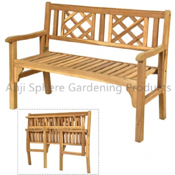 Garden Wooden Bench Outdoor Folded Chair for Patio