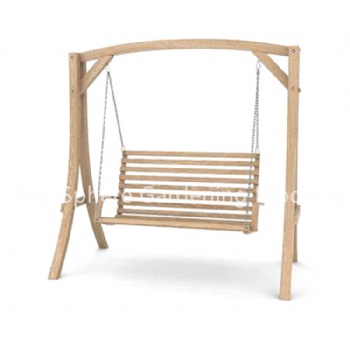 Wooden Hanging Swing for Garden