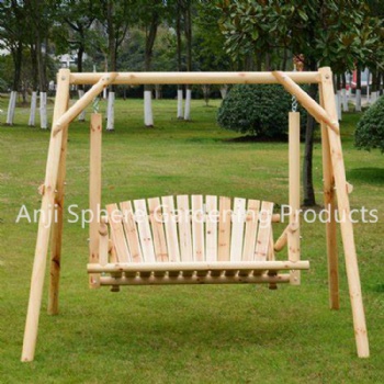 Wooden Hanging Swing for Garden