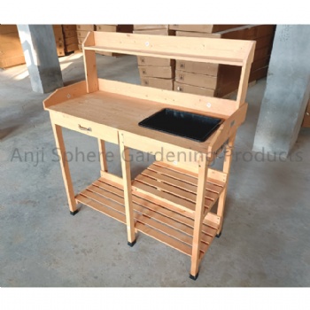 Working Potting Table Garden Storage Table