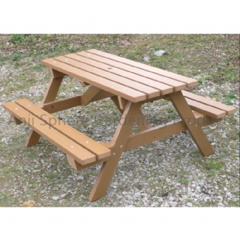 Outdoor wooden dining table BBQ table and chair