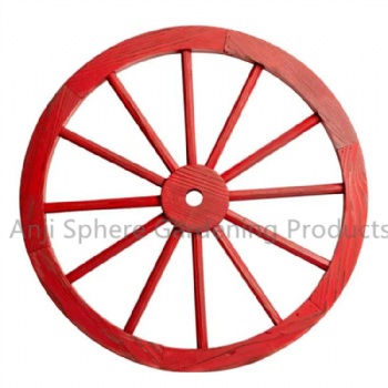 Bar Art Wall Decor Wooden Wagon Wheel Garden