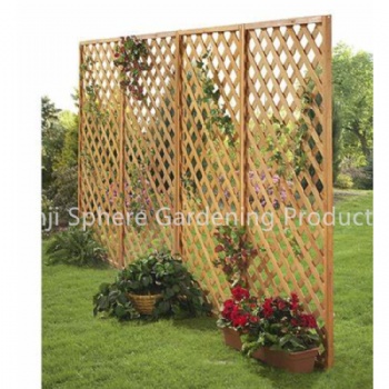 Wooden Trellis Lattice Fence Flower Fence