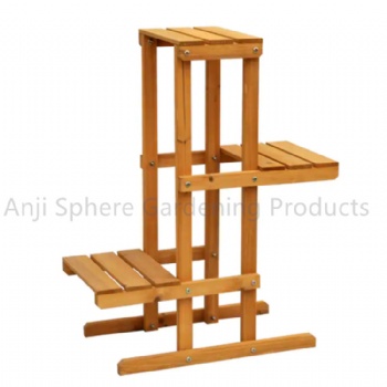 Flower Wooden Stand Planter Stand for Patio