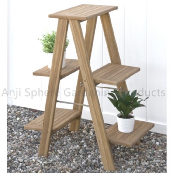 Flower Wooden Stand Planter Stand for Patio