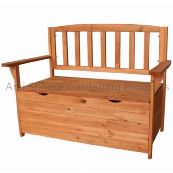 Patio Wooden Storage Bench Garden Wooden Chair