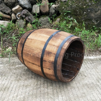 Wooden Wine Pot Flower Bucket Planter Box