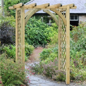 Garden Fir Wood Arbor Arches for Decoration