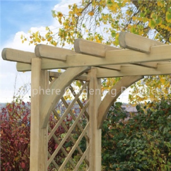 Garden Fir Wood Arbor Arches for Decoration