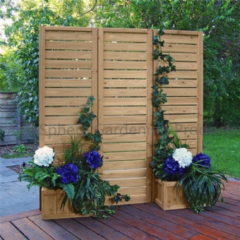 Cedar Extension Screen Flower Barrel Wooden Planting Pot