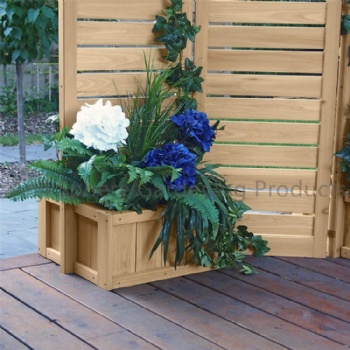 Cedar Extension Screen Flower Barrel Wooden Planting Pot