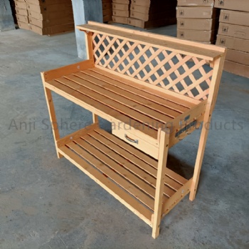 Garden Working Potting Table Storage Table