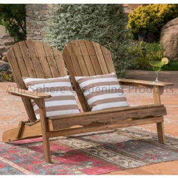 Outdoor Wooden Double Chair for Garden