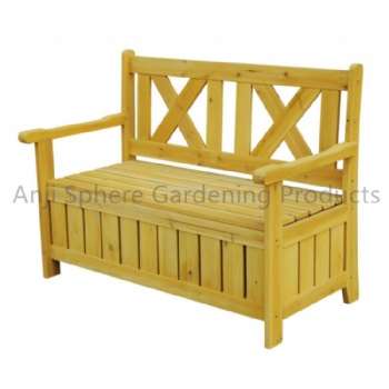 Home wooden storage chair garden tool storage chair