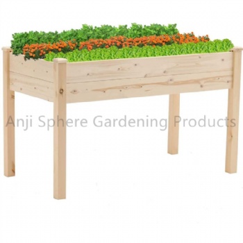 Outdoor Wooden Raised Garden Bed