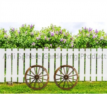 Garden Art Wall Decor Wooden Wagon Wheel