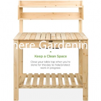 Garden Working Potting Bench Table