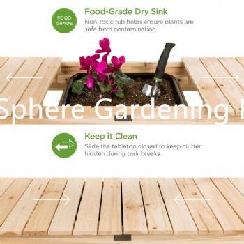 Garden Working Potting Bench Table