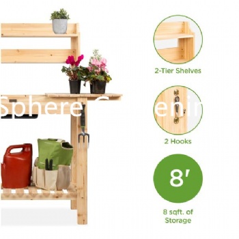 Garden Working Potting Bench Table