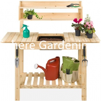 Garden Working Potting Bench Table