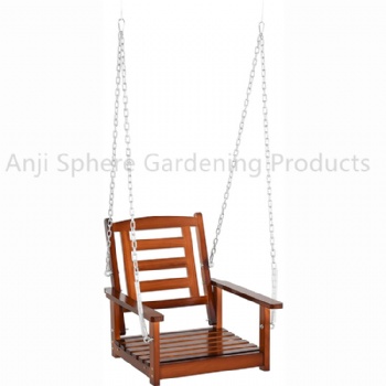 Patio Fir Wood Single Hanging Swing Patio Swing Chair