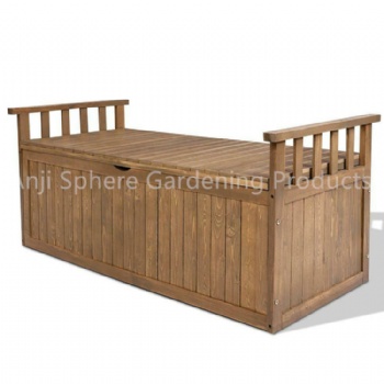 Home Wooden Storage Bench Garden Tool Storage Chair