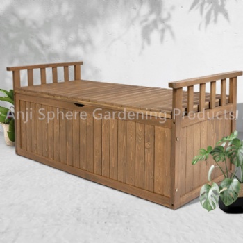 Home Wooden Storage Bench Garden Tool Storage Chair