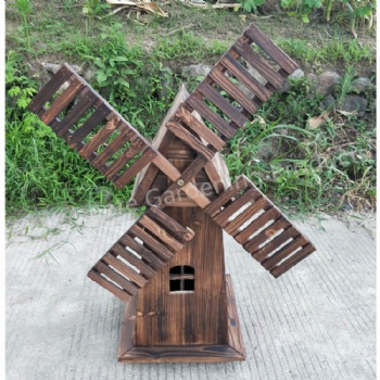 Outdoor Garden Decorative Wood Windmill