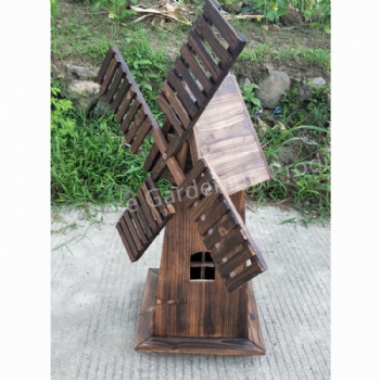 Outdoor Garden Decorative Wood Windmill