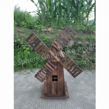 Outdoor Garden Decorative Wood Windmill