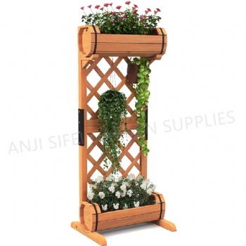 Garden Flower Climb Planter 2 Tiers Flower Stand