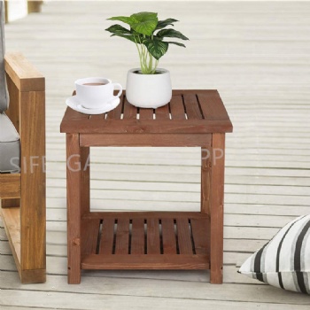 Garden Wooden Side Table End Table