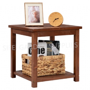 Garden Wooden Side Table End Table