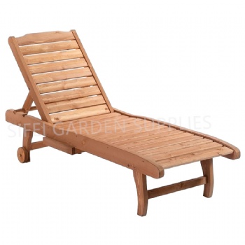 Garden Wooden Lounge Bench