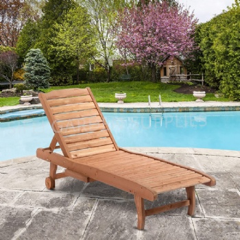 Garden Wooden Lounge Bench