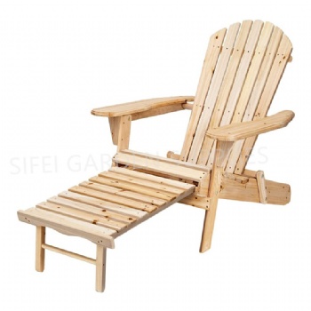 Wooden Folded Adirondack Chair Garden Lounge