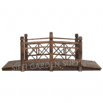 Garden 5FT Lattice Wooden Bridge