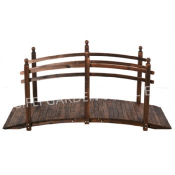 7.5FT Garden Wooden Bridge