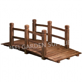 5FT Garden Decorative Arch Wooden Bridge