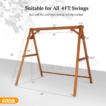 4ft Wooden Swing Stand and 5ft Wooden Swing Stand