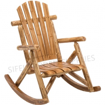 Patio Wooden Adirondack Rocking Chair