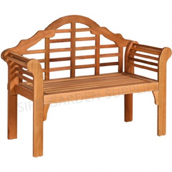 Garden Folded 2 seats wooden bench