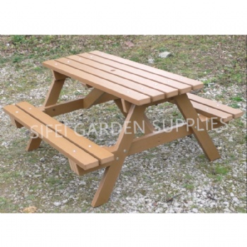 Patio 4 seats Picnic Table Outdoor Garden Table Set