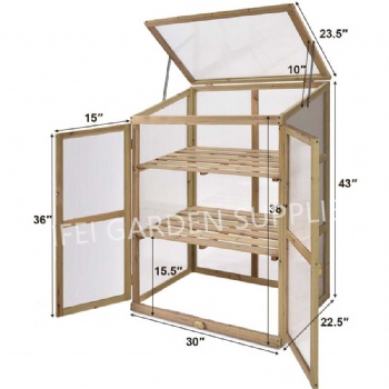 Garden Wooden Planter Green House