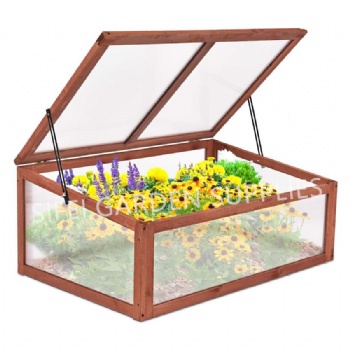 Outdoor Planter Bed Wooden Green House