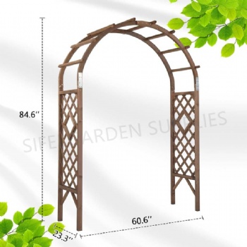 Outdoor Garden Wooden Decoration Arch